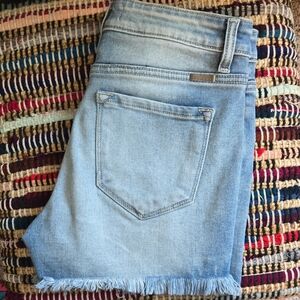 Kancan Light Blue Denim Shorts